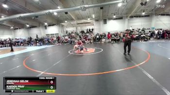 126 lbs Cons. Round 1 - Jeremiah Gelok, Horizon vs Kaeden Pray, Cherokee Trail