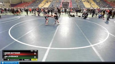 135 lbs Quarterfinal - Ian Leverance, WI vs Asher Batteiger, ND