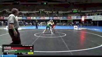 182 lbs Sat 8ch - Owen Schuller, Great Bridge HS vs JJ Plaza, Hempfield HS