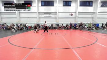 B-55 lbs Round Of 16 - Cyrus Massie, WV vs Pavle Mercado, KY