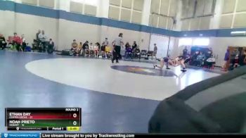 125 lbs Round 2 (4 Team) - Ethan Day, Center Grove vs Noah Prieto, Hobart