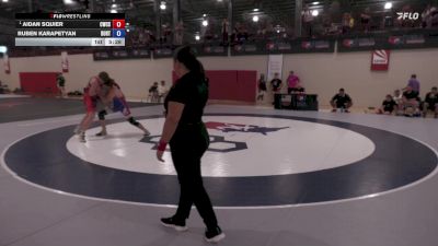 87 kg 1st Place Match - Aidan Squier, Combat W.C. School Of Wrestling vs Ruben Karapetyan, Dubuque RTC