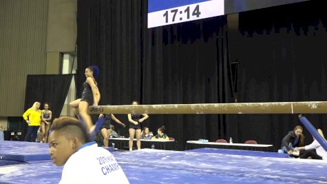 Sophina DeJesus Shows Some Spunk On Beam - NCAAs Training 2016