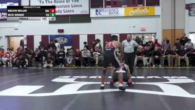 172 lbs Final - Melvin Miller, Bishop McCort vs Nick Singer, Faith Christian Acad