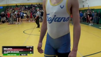 113 lbs Cons. Round 3 - Ben Smith, CUYAHOGA VALLEY CHRISTIAN ACADEMY vs Kaliber Brubaker, FINDLAY