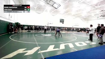 165 lbs Champ. Round 1 - Ronel Hakoupian, Burbank vs Josh Silva, Mayfair