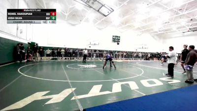 165 lbs Champ. Round 1 - Ronel Hakoupian, Burbank vs Josh Silva, Mayfair