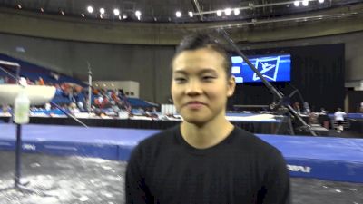 Ivana Hong On Competing AA And Gratitude For Gymnastics - NCAAs Semifinals 2016