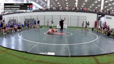 110 lbs Lauren Echeverria, Oregon vs Alyssa Livingston, Indiana