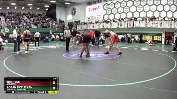 215 lbs Cons. Round 4 - Logan McClellan, Tri-Valley (Dresden) vs Ben Tule, Wauseon