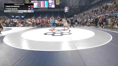 285 lbs Quarters - Mark Effendian, PA vs Tyson Martin, WI