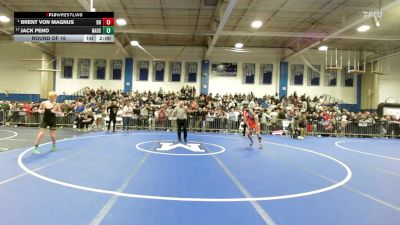 138 lbs Round Of 16 - Brent Von Magnus, Bridgewater-Raynham vs Jack Peno, Nauset