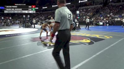 157 lbs Quarterfinal - Jacob Perez, Everett Alvarez (CC) vs Mark Del Bosque, Clovis North (CS)