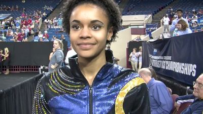 Brianna Brown On Rocking Beam, Competing With UCLA, & Rooting For Nina McGee (While Nearly Blind!) - NCAAs Semifinals 2016