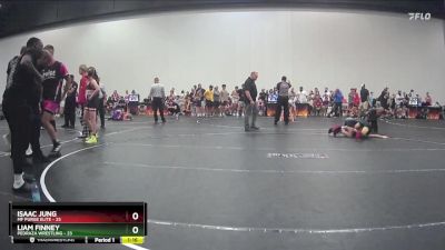 105 lbs Round 4 (10 Team) - Isaac Jung, MF Purge Elite vs Liam Finney, Pedraza Wrestling