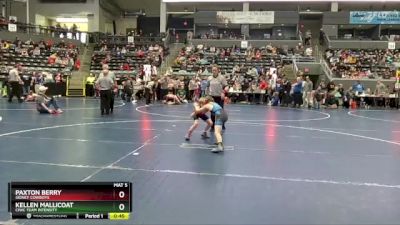 65 lbs Champ. Round 2 - Paxton Berry, Sidney Cowboys vs Kellen Mallicoat, CIWC Team Intensity