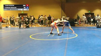 132 lbs Cons. Quarters - Kade Mustin, Team Worldwide Wrestling Academy vs Dorian HIDALGO, Empire Wrestling Academy