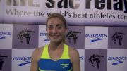 Brooks' Lauren Paquette after getting the 5k olympic standard