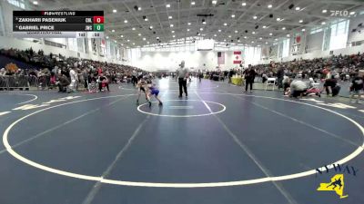 63 lbs Quarterfinal - Zakharii Paseniuk, Club Not Listed vs Gabriel Price, Journeymen Wrestling Club