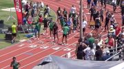Ashton Eaton warms up for the 100m dash to classical music