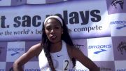 Oregon's Raevyn Rogers after her 3rd place finish