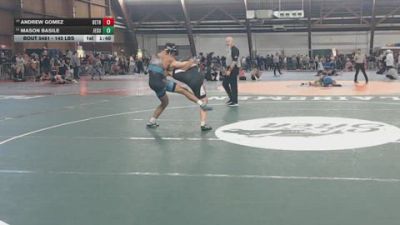 145 lbs Consi Of 4 - Andrew Gomez, Bethlehem Catholic vs Mason Basile, Jesuit High School