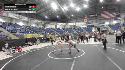 132 lbs Round Of 16 - Kolt Hudson, Hastings Wrestling Club vs Jason Booker, Victory WC-Central WA