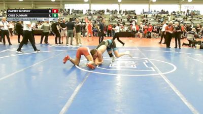 170 lbs Consi Of 8 #2 - Carter Morvay, PA vs Cole Dunham, NJ