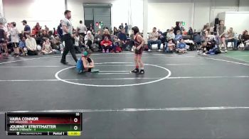 55 lbs Round 2 (6 Team) - Vaira Connor, Mat Assassins vs Journey Strittmatter, Misfits Strength