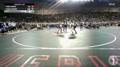 B5A-144 lbs Quarterfinal - Foxx Kurtz, El Reno vs Kade Carter, Shawnee
