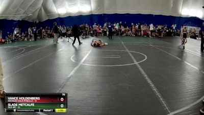 76 lbs Round 3 (3 Team) - Slade Metcalfe, Silo WC vs Vance Holdenberg, Michigan Gold Pitbulls