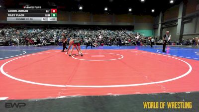 120 lbs Round Of 16 - Adden Jarman, Mat Monsters vs Riley Flack, Hawk Mat Club