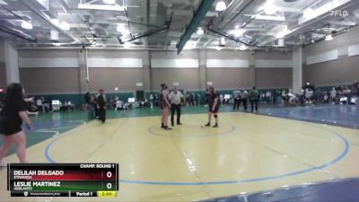 190 lbs Champ. Round 1 - Delilah Delgado, Etiwanda vs Leslie Martinez, Adelanto