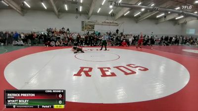 150 lbs Cons. Round 6 - Wyatt Boley, Cheyenne Mountain vs Patrick Preston, Eaton