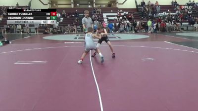 J-9 lbs 5th Place Match - Cameron Hookom, Indee Mat Club vs Kennen Fuessley, Lynx Wrestling Club