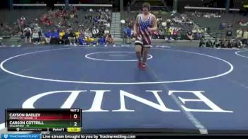 285 lbs Quarterfinals (8 Team) - Carson Cottrill, Stillwater vs Cayson Badley, Ponca City Senior