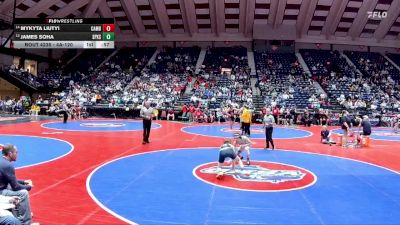 4A-120 lbs Cons. Round 2 - Mykyta Liutyi, Cambridge vs James Soha, St Pius X School