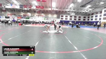 133 lbs Champ. Round 1 - Jacob Alexander, St. Ambrose University vs Mario Sandoval, Vanguard University