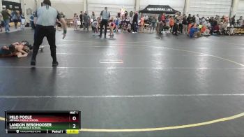 85 lbs Round 2 - Landon Bergmooser, Scranton Middle School vs Milo Poole, Armada Middle School