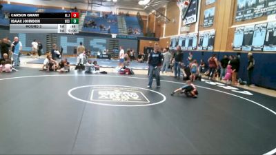 47-49 lbs Round 3 - Carson Grant, West Jordan Jaguars vs Isaac Johnson, Westlake