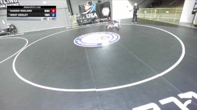 108 lbs Semis - Kaiden Wieland, Wild Cats Wrestling Club vs West Henley, Titan Mercury Wrestling Club (TMWC)
