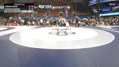 215 lbs Cons. Sub-rd Of 16 - Landon Tucker, PA vs Eaghan Fleshman, IA