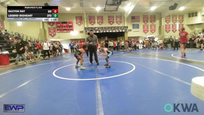 60 lbs Final - Daxton Ray, Division Bell vs Legend Bigheart, Sperry Wrestling Club