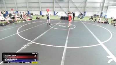 113 lbs Round 3 (6 Team) - Jake Glaser, North Dakota Blue vs Noah Rankin, Team Virginia
