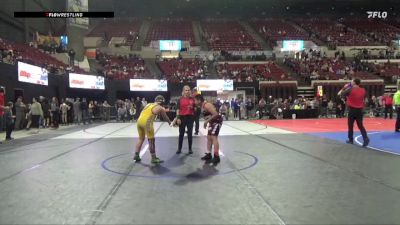 127 lbs 2nd Place Match - Johnny Rosenberger, Riverton USA Wrestling vs Tucker Drga, Miles City Wrestling Club