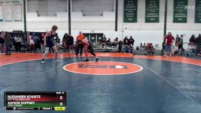 122-129 lbs Cons. Semi - Alexander Schuetz, Izzy Style Wrestling vs Kayson Duffney, LEVEL CHANGE