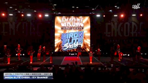 Biron Elite Cheer - Icy Sharks [2025 L1 Youth - D2 - Medium Day 2] 2025 Encore Grand Nationals