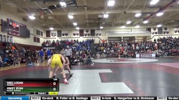 138 lbs Cons. Round 3 - Wes Logan, Marion vs Mikey Ryan, Mount Vernon