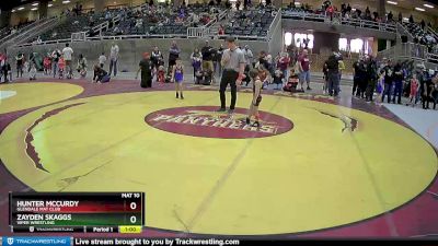 49 lbs Cons. Round 2 - Zayden Skaggs, Viper Wrestling vs Hunter Mccurdy, Glendale Mat Club