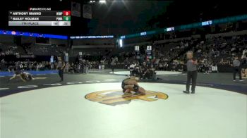 157 lbs 7th Place - Anthony Manno, Newport Harbor (SS) vs Bailey Holman, Poway (SD)